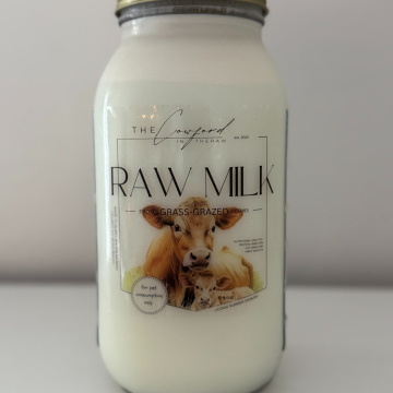 Half Gallon Raw Milk